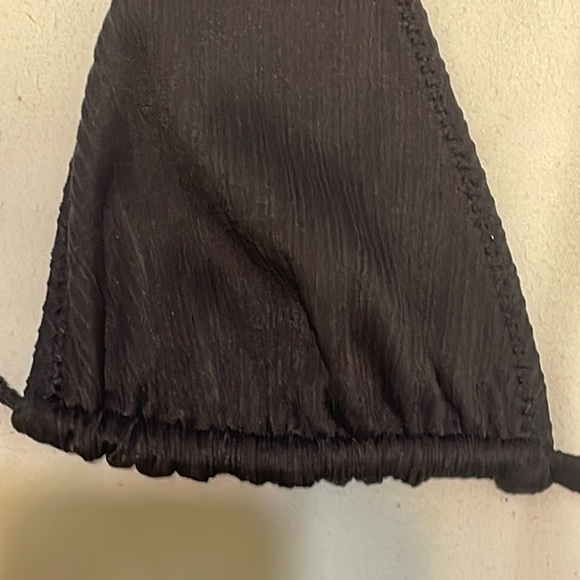 Frankies Bikinis Halter Bikini Top black size small - Picture 3 of 6